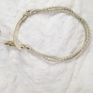 🆕️NWT H&M metallic gold rope belt. Size S